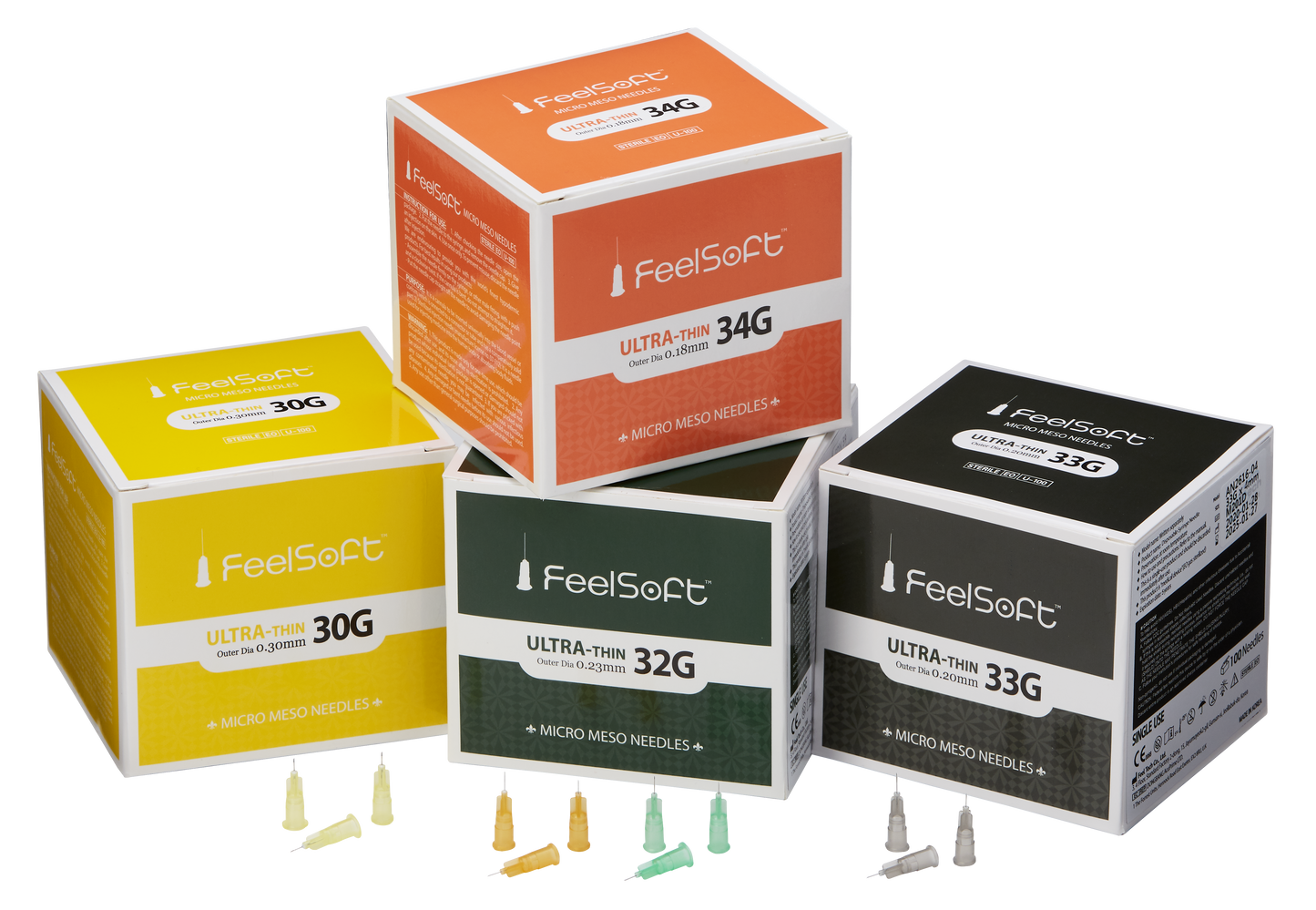 Aiguilles Feelsoft 34G 0.18mm
